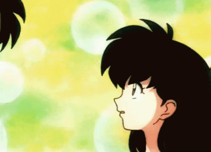 Koga And Kagome Higurashi With Inuyasha GIF