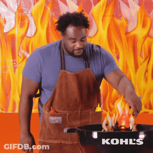 Kohl's Barbecue Grill Dancing Chef GIF