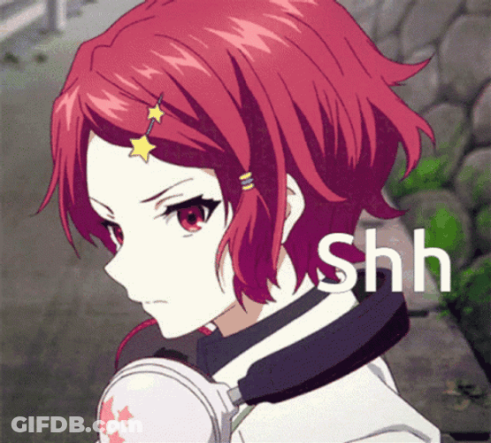 Koito Minase Anime Girl Shh GIF
