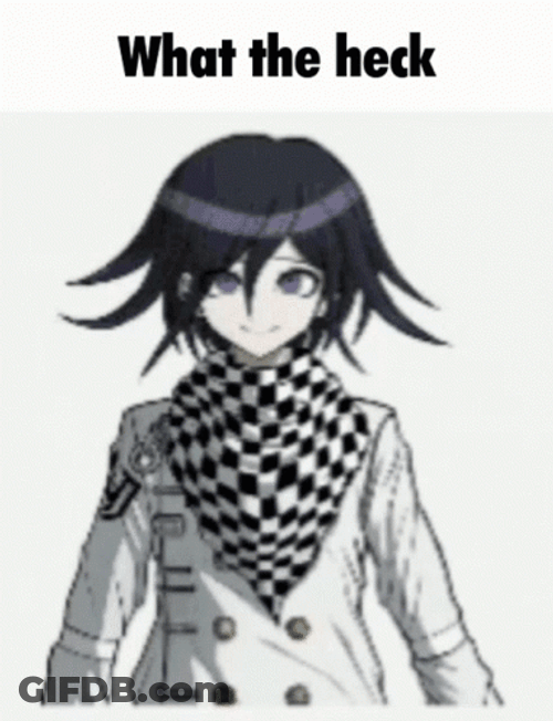 Kokichi Disappearing GIF