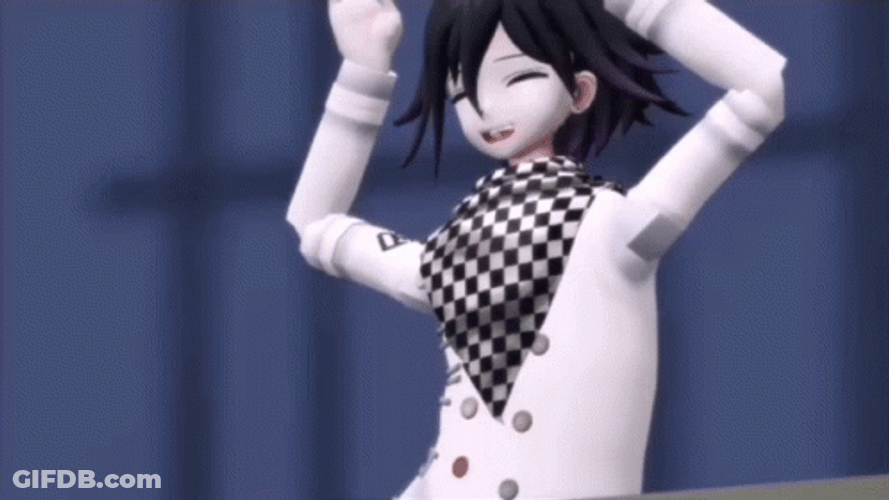 Kokichi Happy Dance GIF