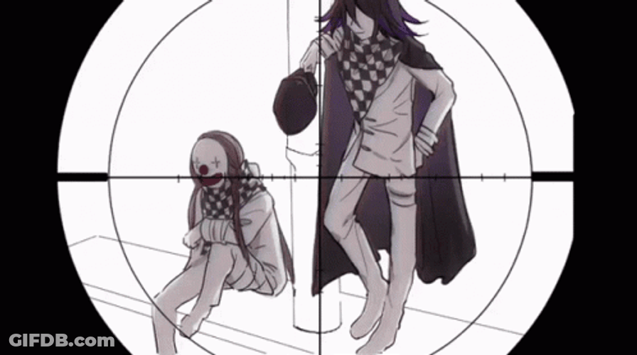 Kokichi Smiling GIF