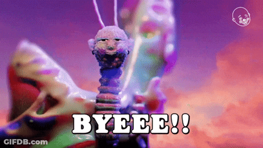 KoKo Butterfly Flying Byeeee GIF