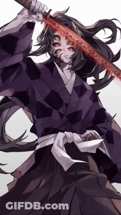 Kokushibo And His Long Hair GIF