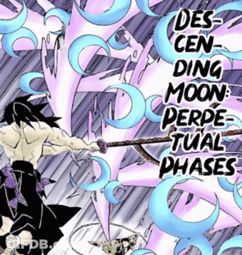 Kokushibo Descending Moon: Perpetual Phases GIF