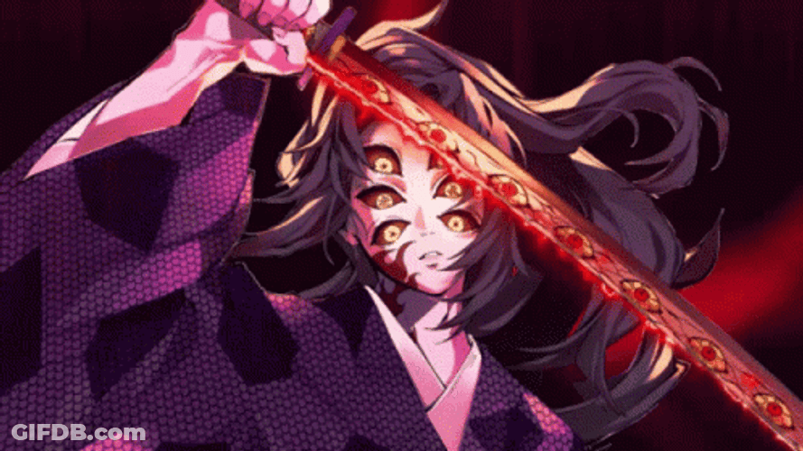 Kokushibo Flaming Sword GIF