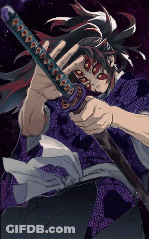 Kokushibo Holding Sword GIF