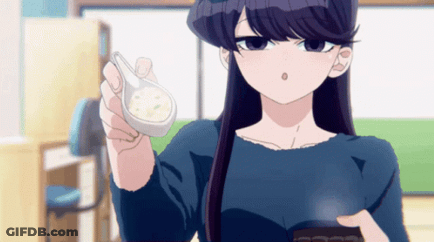 Komi Can't Communicate Soup GIF