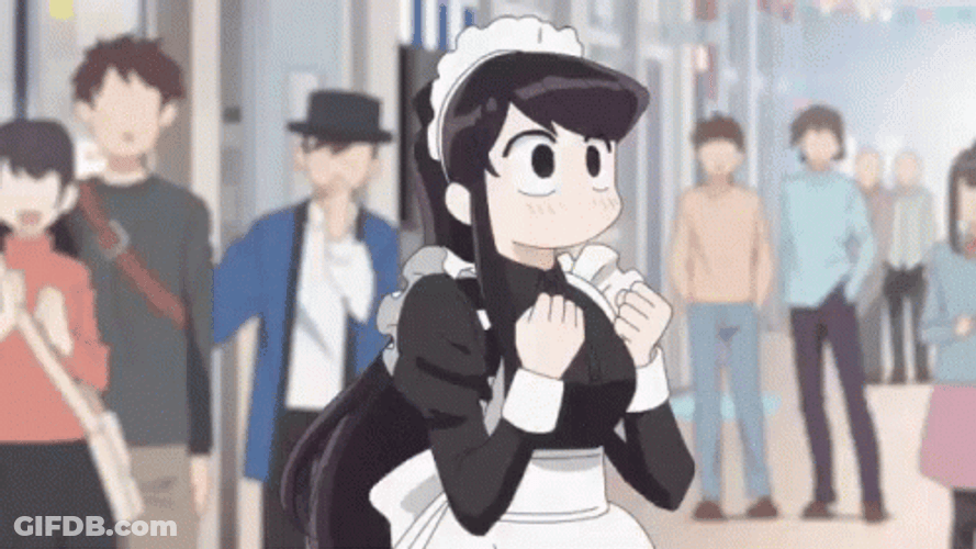 Komi Can't Communicate Spin GIF
