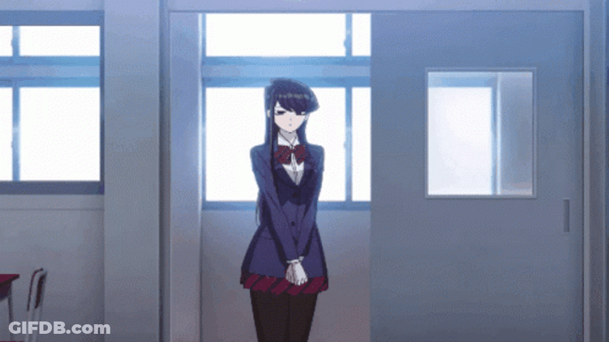 Komi Cute To Scary GIF