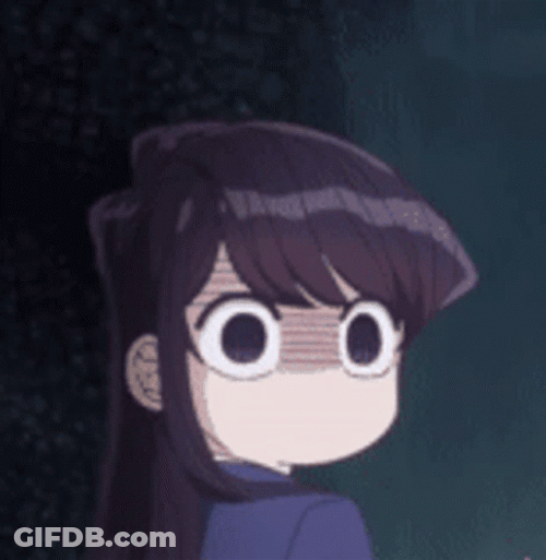 Komi Dark Gloomy Vibe GIF