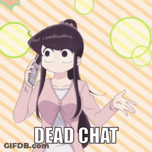 Komi Dead Chat GIF