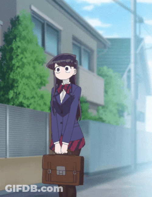 Komi Jump Can't Communicate GIF