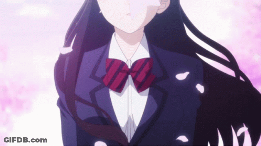 Komi Sakura Leaves GIF