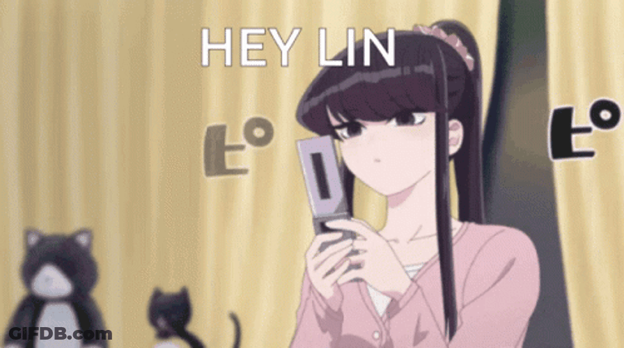 Komi San Aesthetic Icon GIF