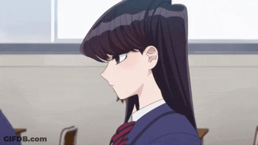 Komi San And Tadano Hitohito GIF