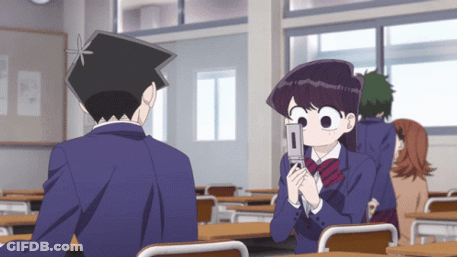 Komi San Communicate GIF