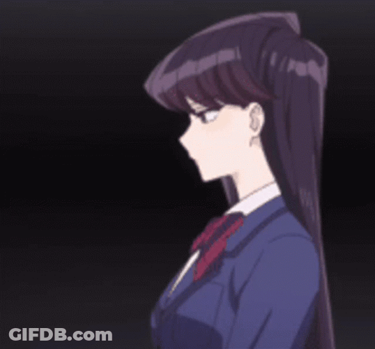 Komi San Pout GIF