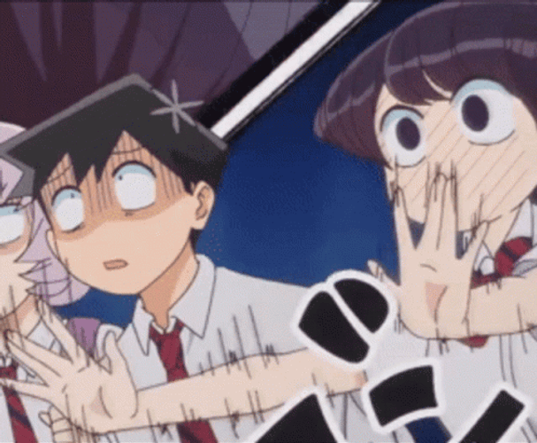 Komi San Shake GIF