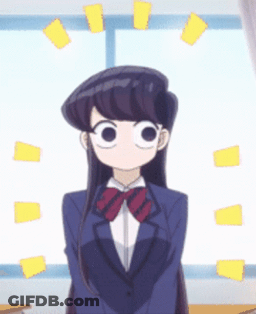 Komi San Sticker GIF