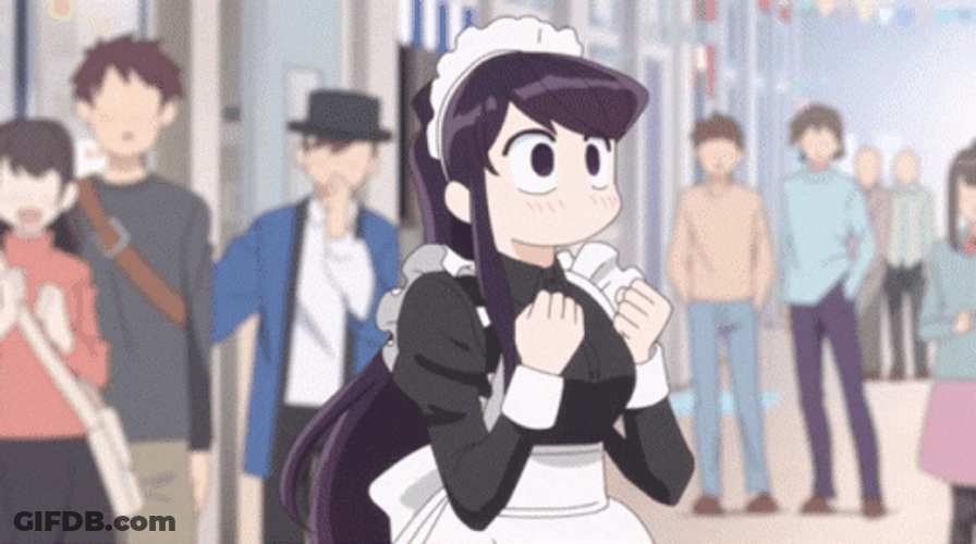 Komi San Wa Comyushou DeSu Drill GIF