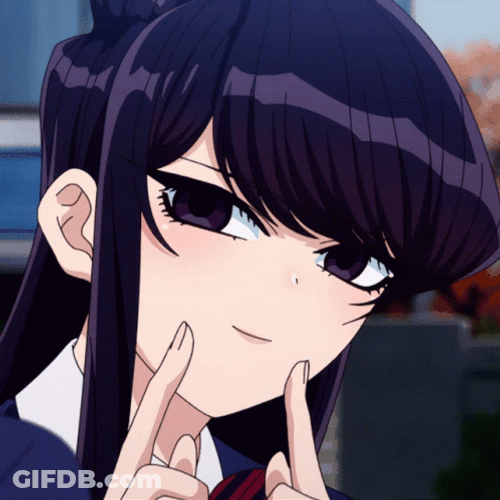 Komi Small Smile GIF