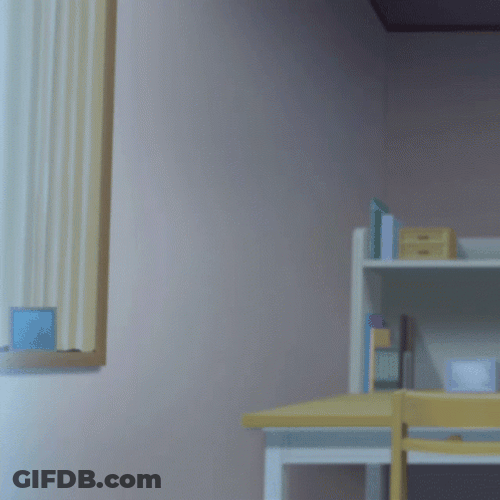 Komi With Car Ears Looking At Phone GIF