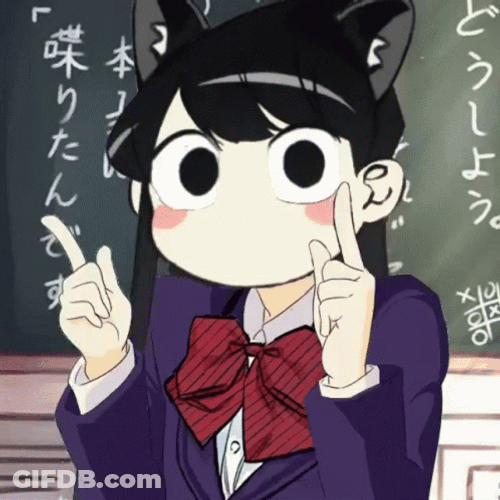Komi With Cat Ears Dancing GIF