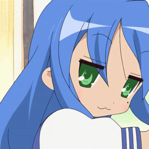 Konata Izumi Wink Thumbs Up Good Job Meme GIF