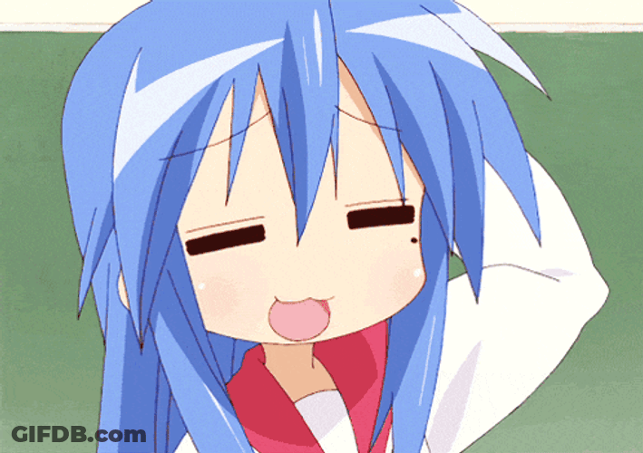 Konata Luckystar GIF