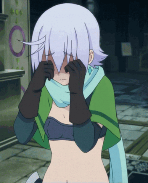 Konosuba Acting Eris Tongue Out GIF