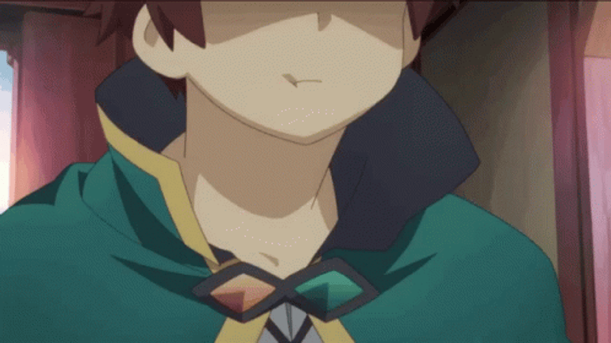 Konosuba Anime Sick Kazuma Satou GIF