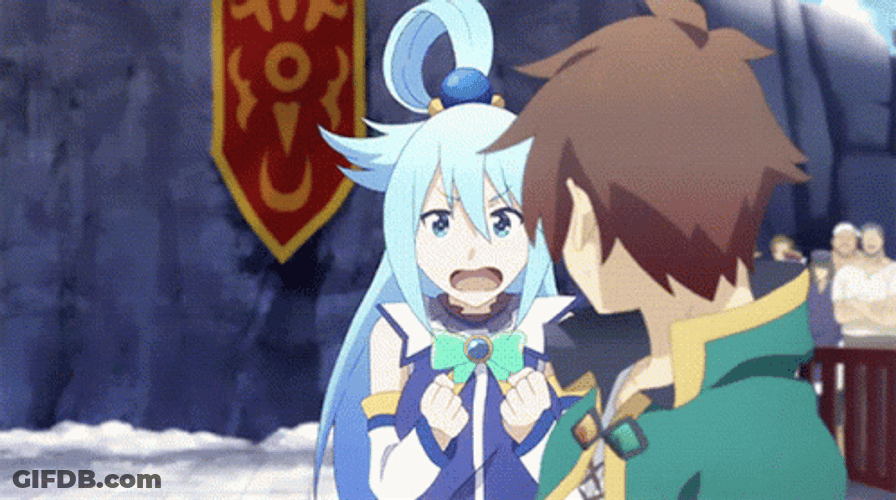 Konosuba Aqua & Megumin Dancing GIF