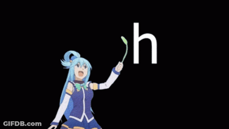 KonoSuba Hitting H GIF