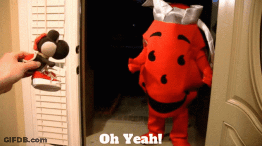Kool Aid Man Oh Yeah GIF