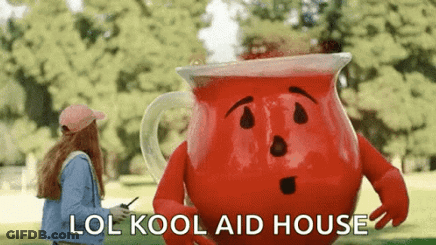 Kool Aid Man Oh Yeah GIF