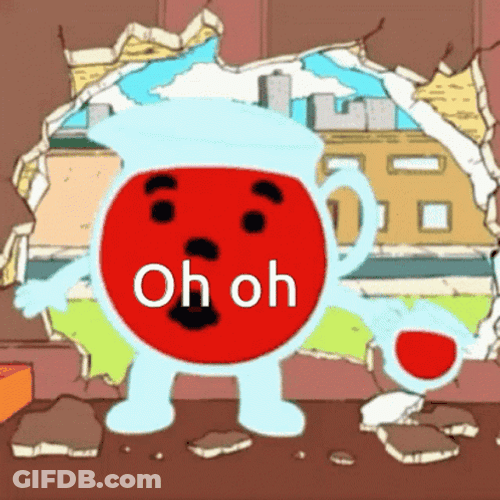Kool Aid Man Saying Oh Oh Yeah GIF