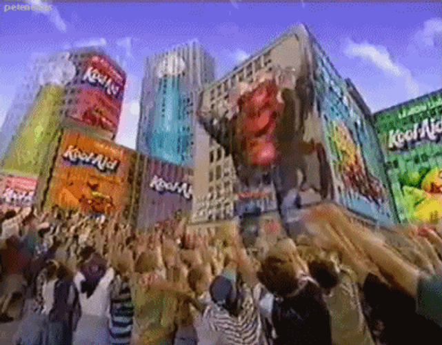 Kool Aid Oh Yeah Hands Up With Crowd GIF