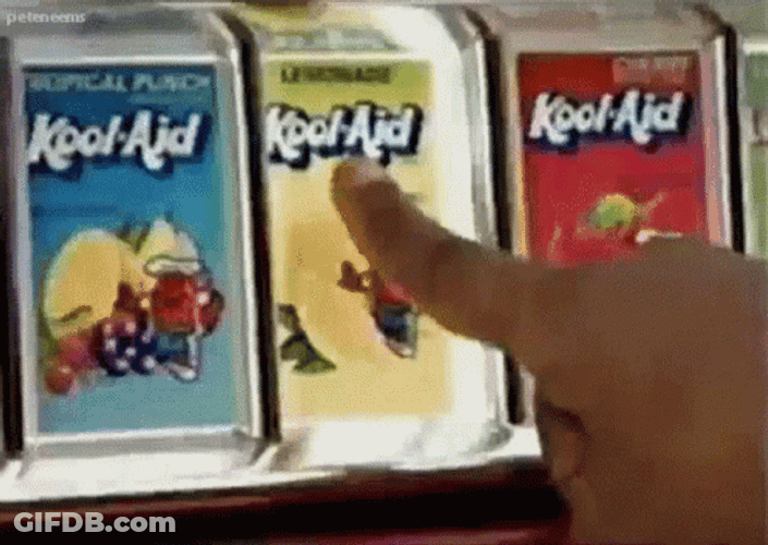 Kool Aid Vending Machine GIF