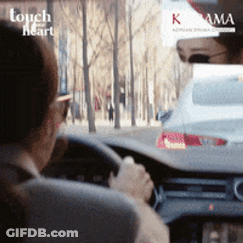 Korean Drama Car Crash GIF