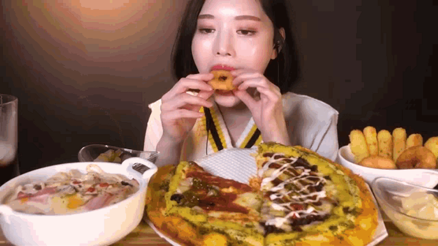 Korean Eating ASMR Mukbang GIF