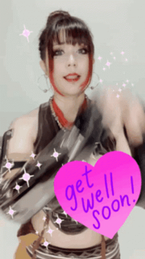 Korean Girl Get Well Soon GIF