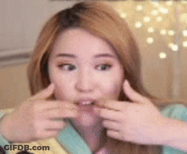 Korean Girl Teeth GIF