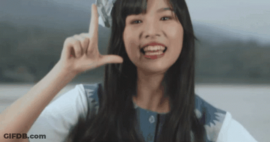 Korean Letter L Sign GIF