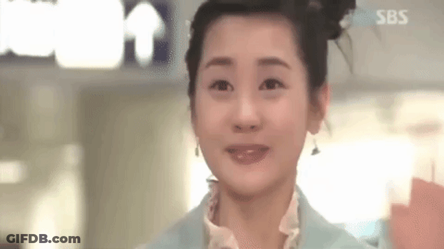 Korean My Girl Waving GIF