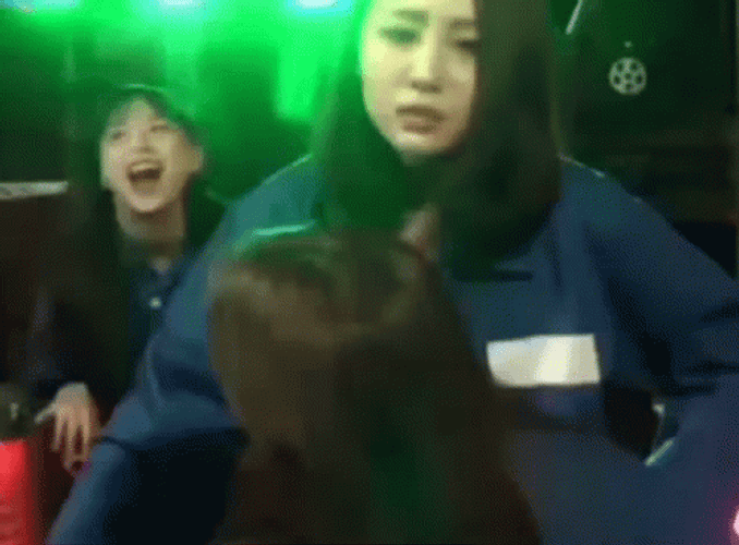 Korean Police Woman Pass Out GIF