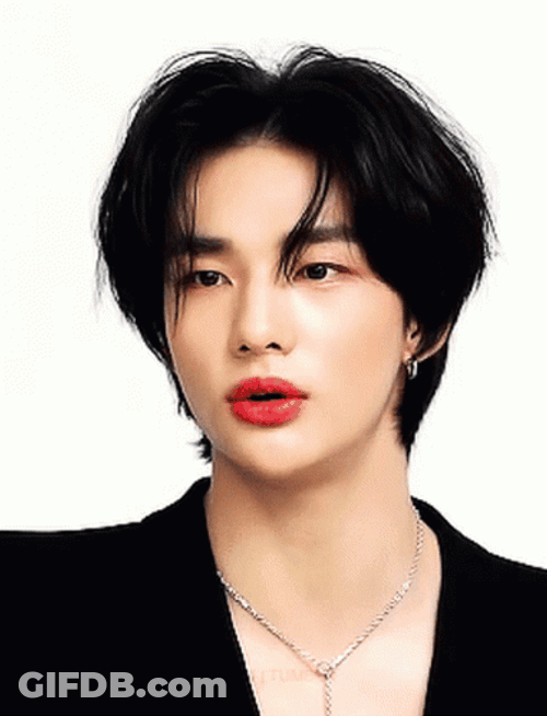 Korean Rapper Hyunjin Talking GIF