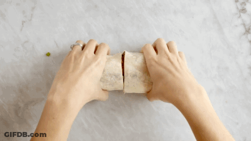 Korean Style Bbq Beef Burrito Burritos GIF