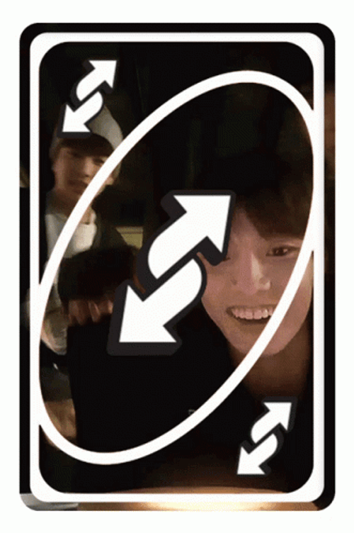 Koreans In Uno Reverse Card GIF