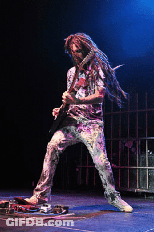 Korn Guitarist Head Bang GIF